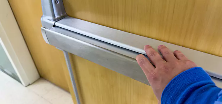 Installing a Push Bar on a Door Winter Haven